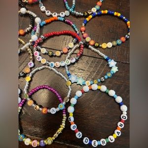 1989 themed Taylor Swift Bracelets pack of 13